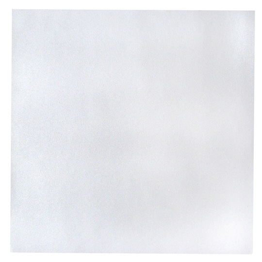 24 Pack: White Glitter Paper by Recollections™, 12" x 12"